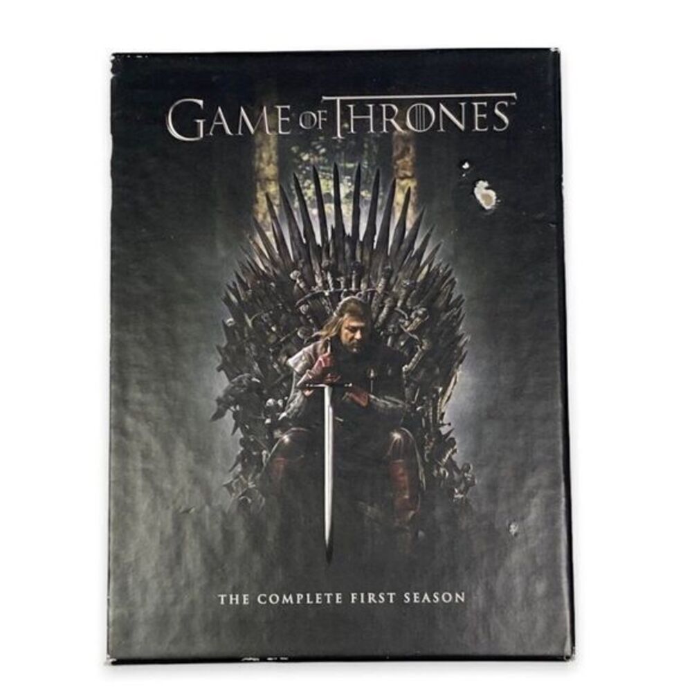 HBO Game of Thrones Complete First Season DVD 5 Disc Set Westeros Map Included